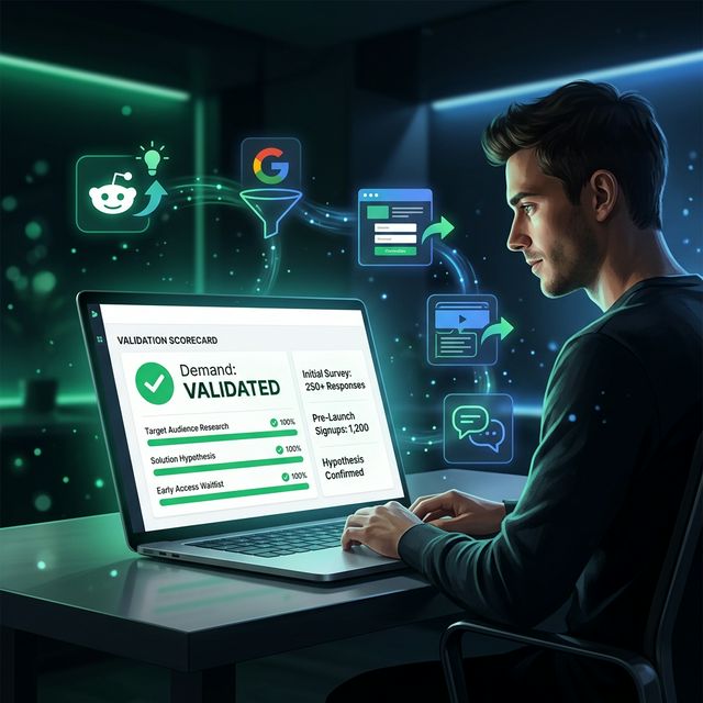 No-Code SaaS Validation — 5 Tests Before You Code